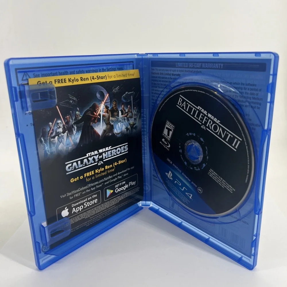 Star Wars Battlefront II 2 PS4 (Sony PlayStation 4, 2017) CIB, Complete, VG